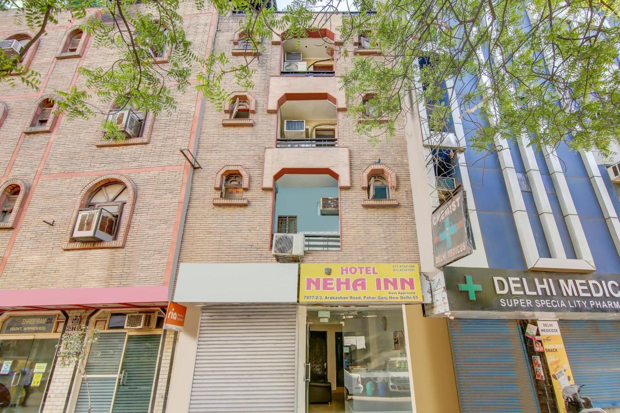 Hotel Neha Inn Yeni Delhi Dış mekan fotoğraf