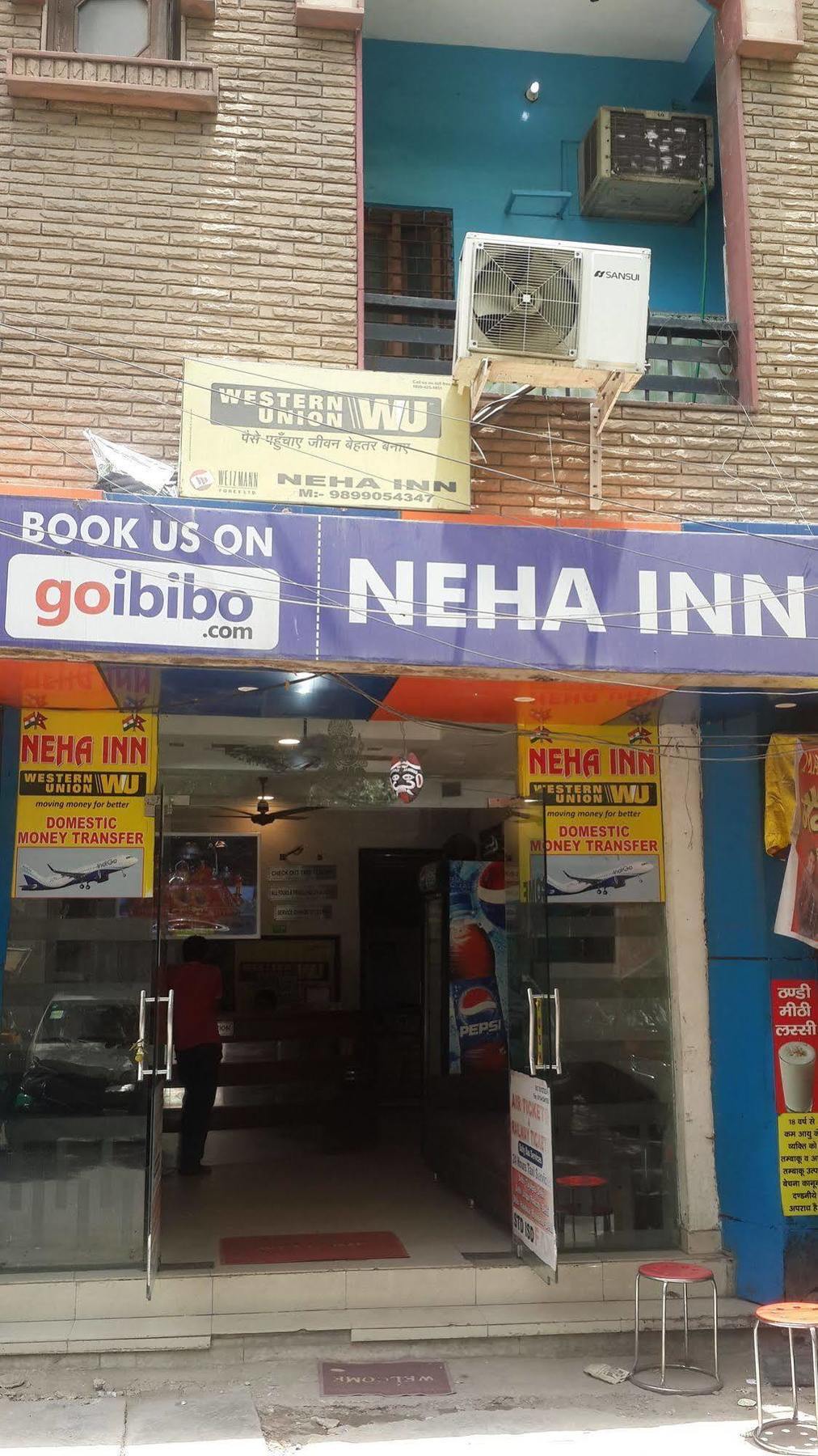 Hotel Neha Inn Yeni Delhi Dış mekan fotoğraf