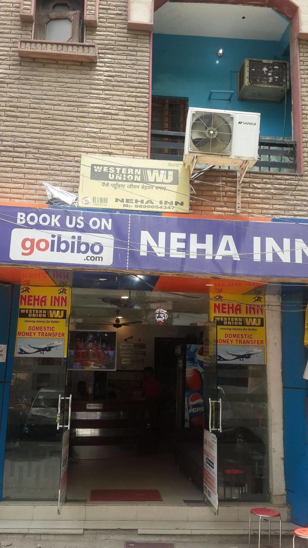 Hotel Neha Inn Yeni Delhi Dış mekan fotoğraf